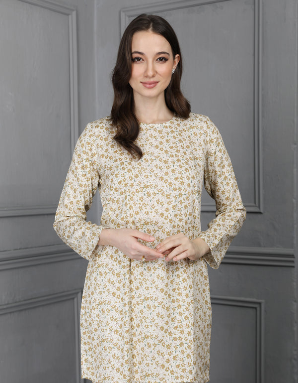 BAJU KURUNG PAHANG MODEN MADELEINE (SAGE GREEN)